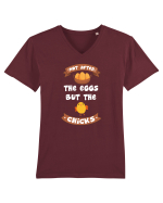 CHICKEN Tricou mânecă scurtă guler V Bărbat Presenter