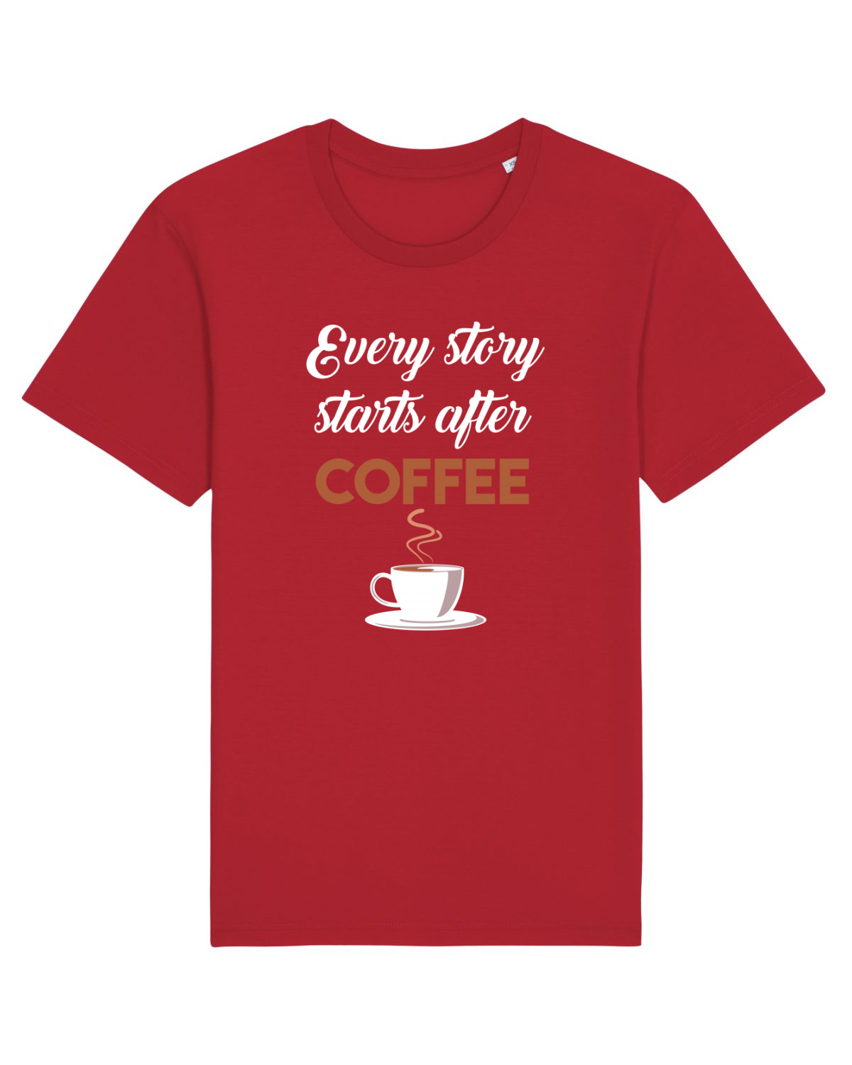 Tricou mânecă scurtă Unisex Rocker Red