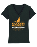 GOLDEN RETRIEVER Tricou mânecă scurtă guler V Damă Evoker