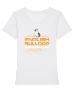 BULLDOG Tricou mânecă scurtă guler larg fitted Damă Expresser