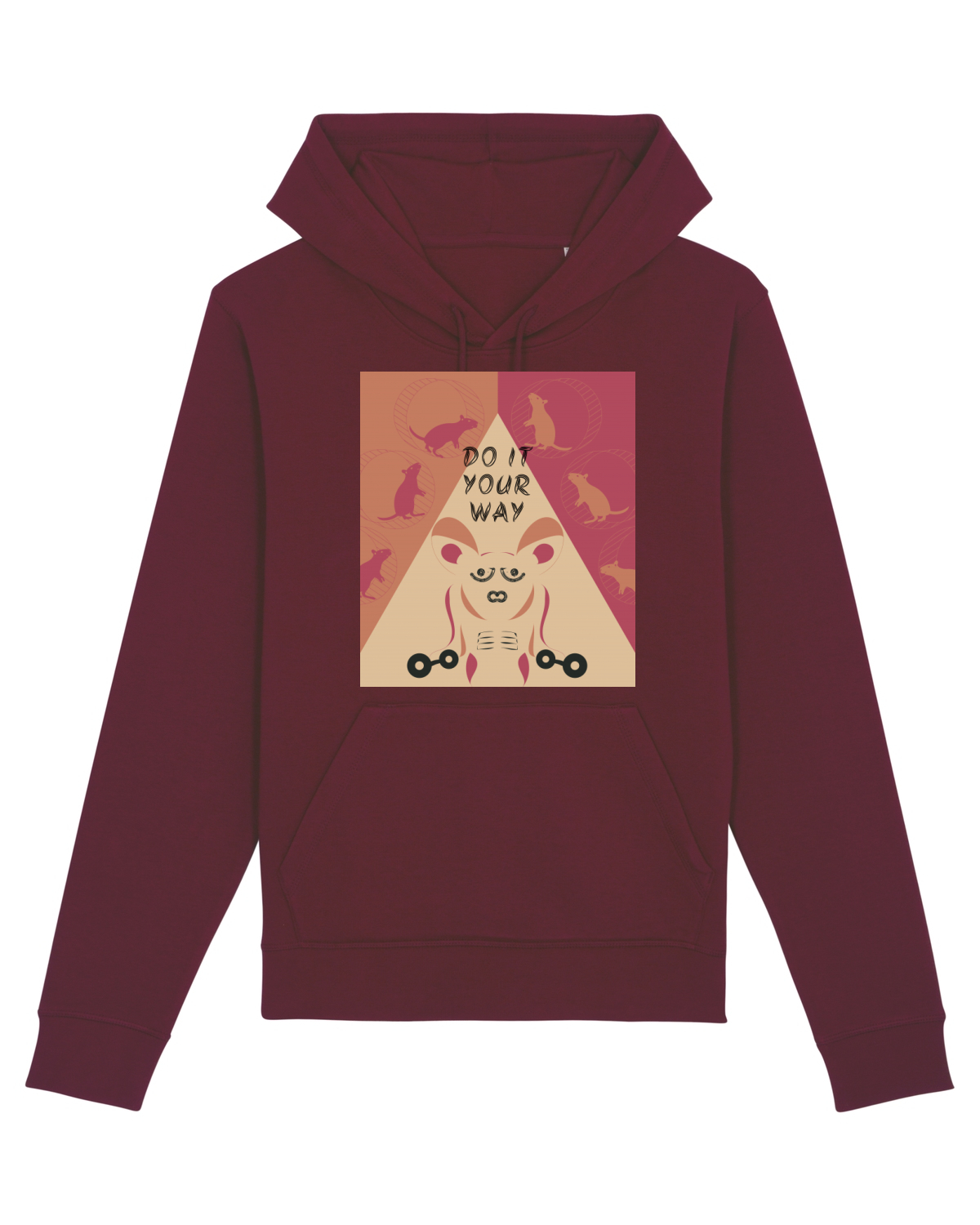 Hanorac Unisex Drummer Burgundy