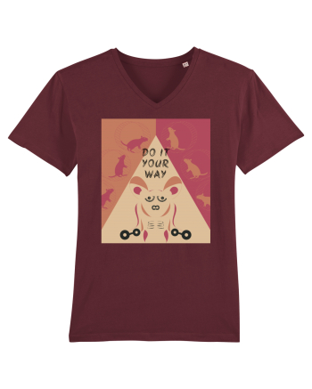 Do it your way - Be different Burgundy