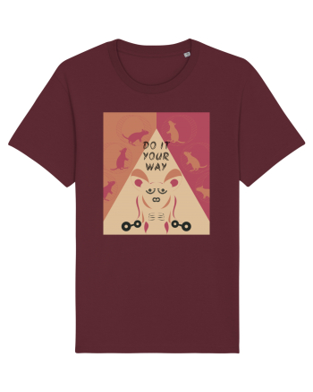 Do it your way - Be different Burgundy