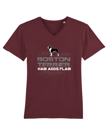 BOSTON TERRIER Burgundy
