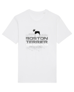 BOSTON TERRIER Tricou mânecă scurtă Unisex Rocker