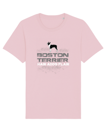 BOSTON TERRIER Cotton Pink