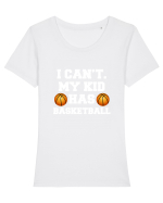 BASKETBALL  Tricou mânecă scurtă guler larg fitted Damă Expresser