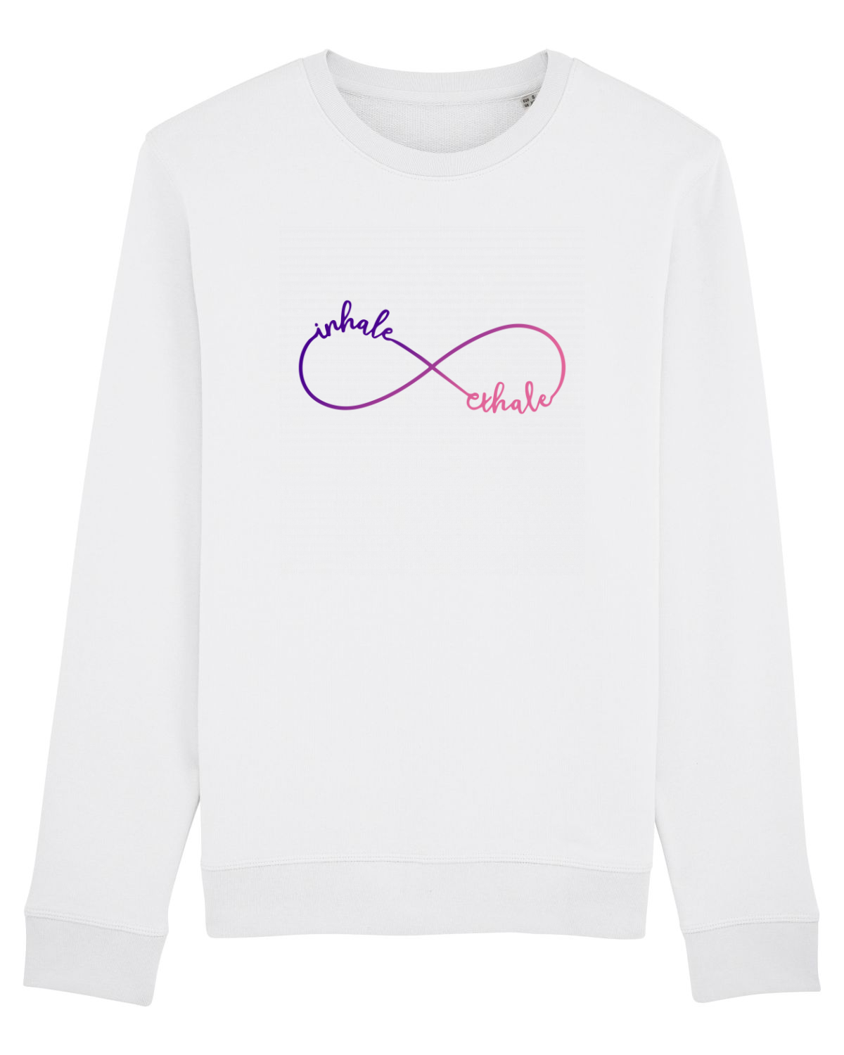 Bluză mânecă lungă Unisex Rise White
