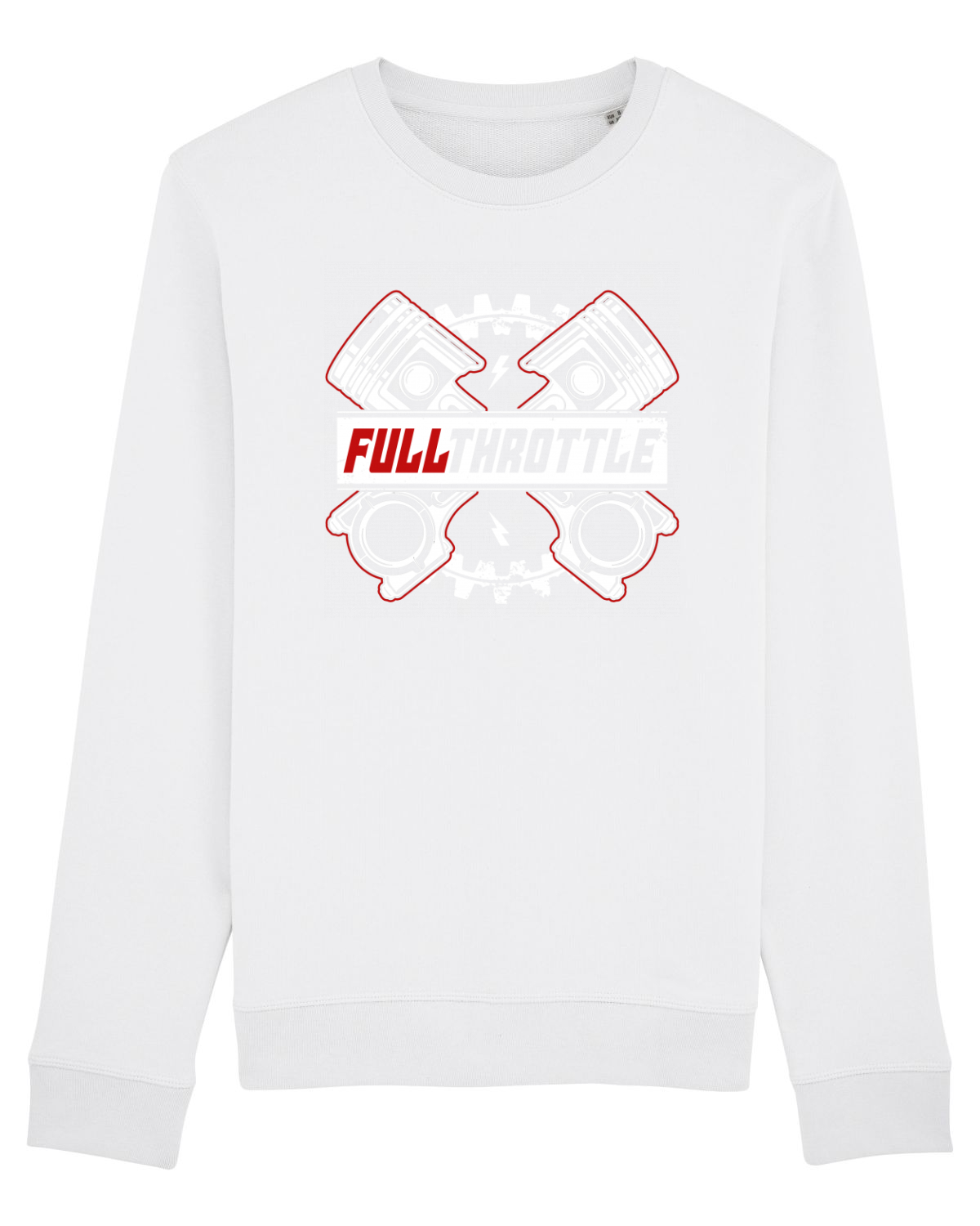 Bluză mânecă lungă Unisex Rise White