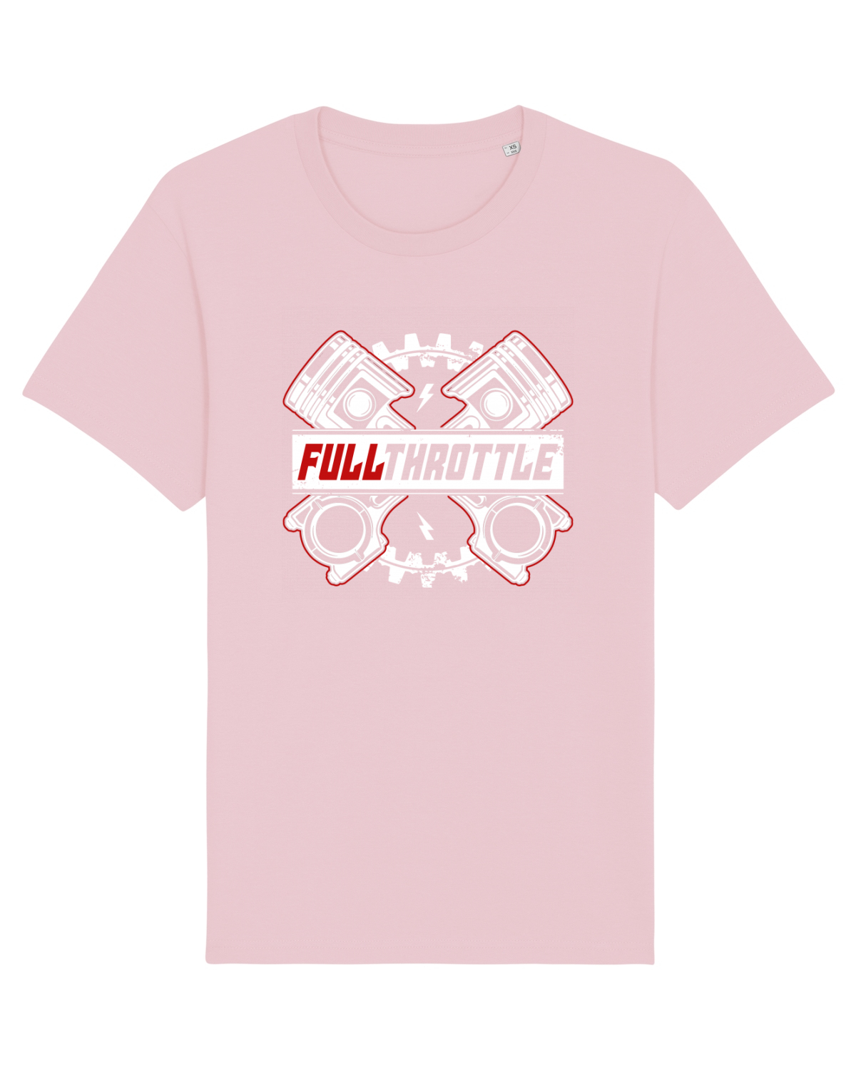 Tricou mânecă scurtă Unisex Rocker Cotton Pink