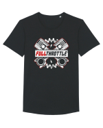 Full Throttle Tricou mânecă scurtă guler larg Bărbat Skater