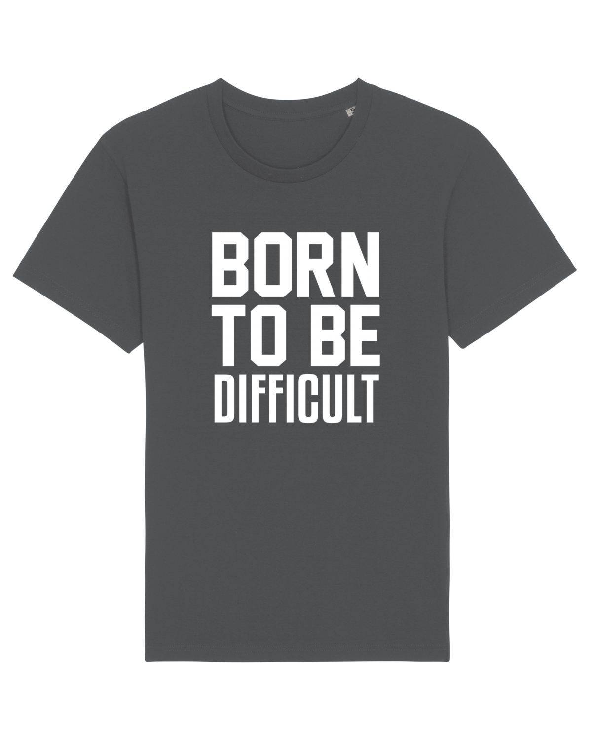 Tricou mânecă scurtă Unisex Rocker Anthracite