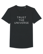 Trust the Universe Tricou mânecă scurtă guler larg Bărbat Skater