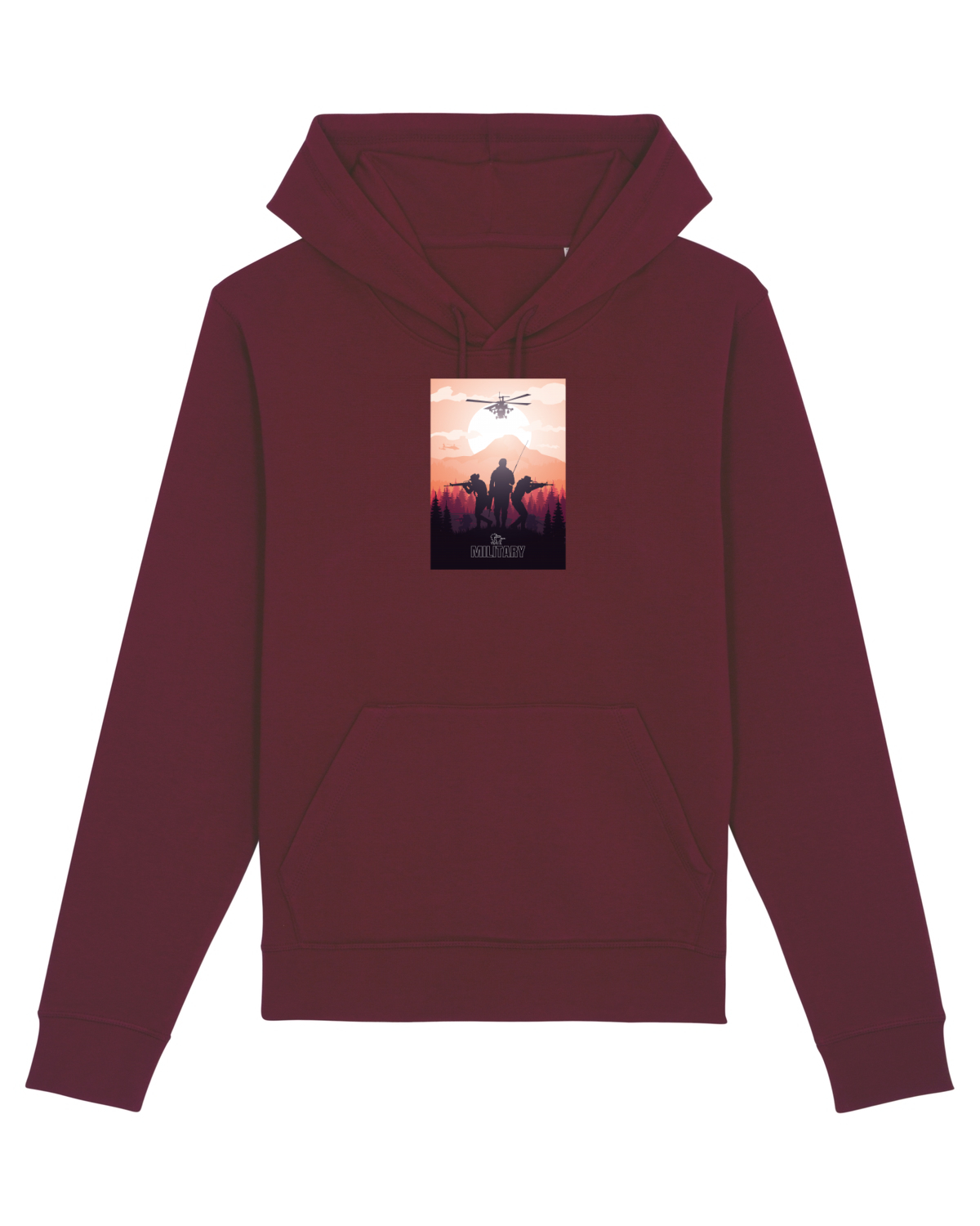 Hanorac Unisex Drummer Burgundy