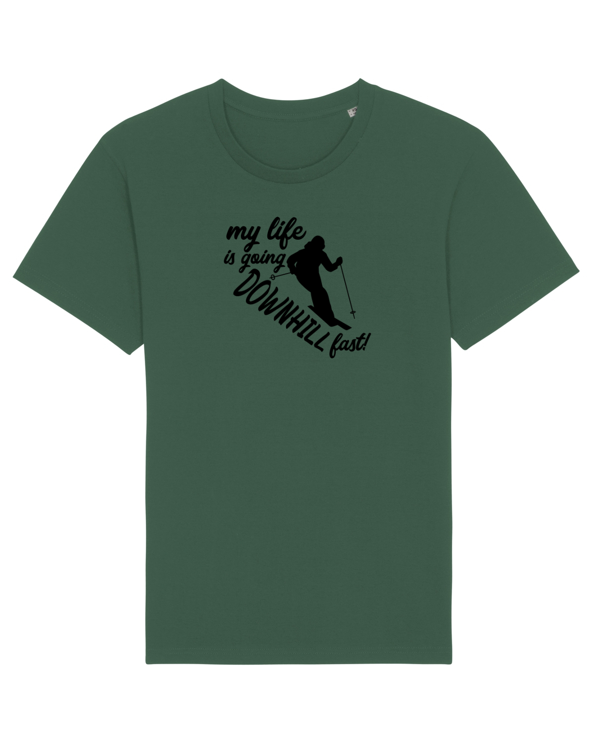 Tricou mânecă scurtă Unisex Rocker Bottle Green