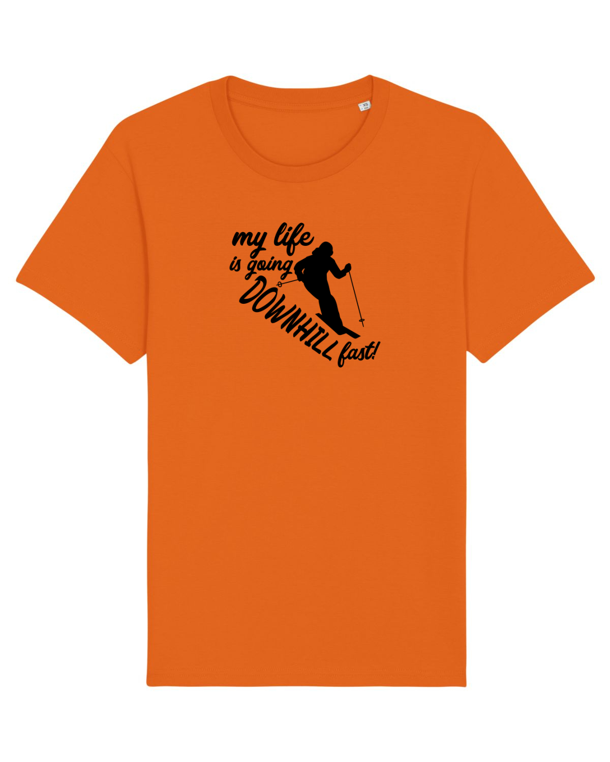 Tricou mânecă scurtă Unisex Rocker Bright Orange