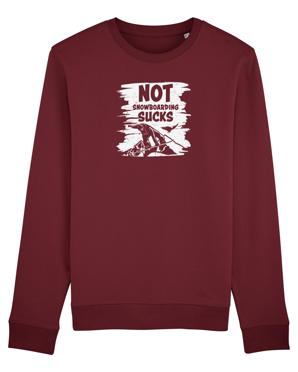 Bluză mânecă lungă Unisex Rise Burgundy