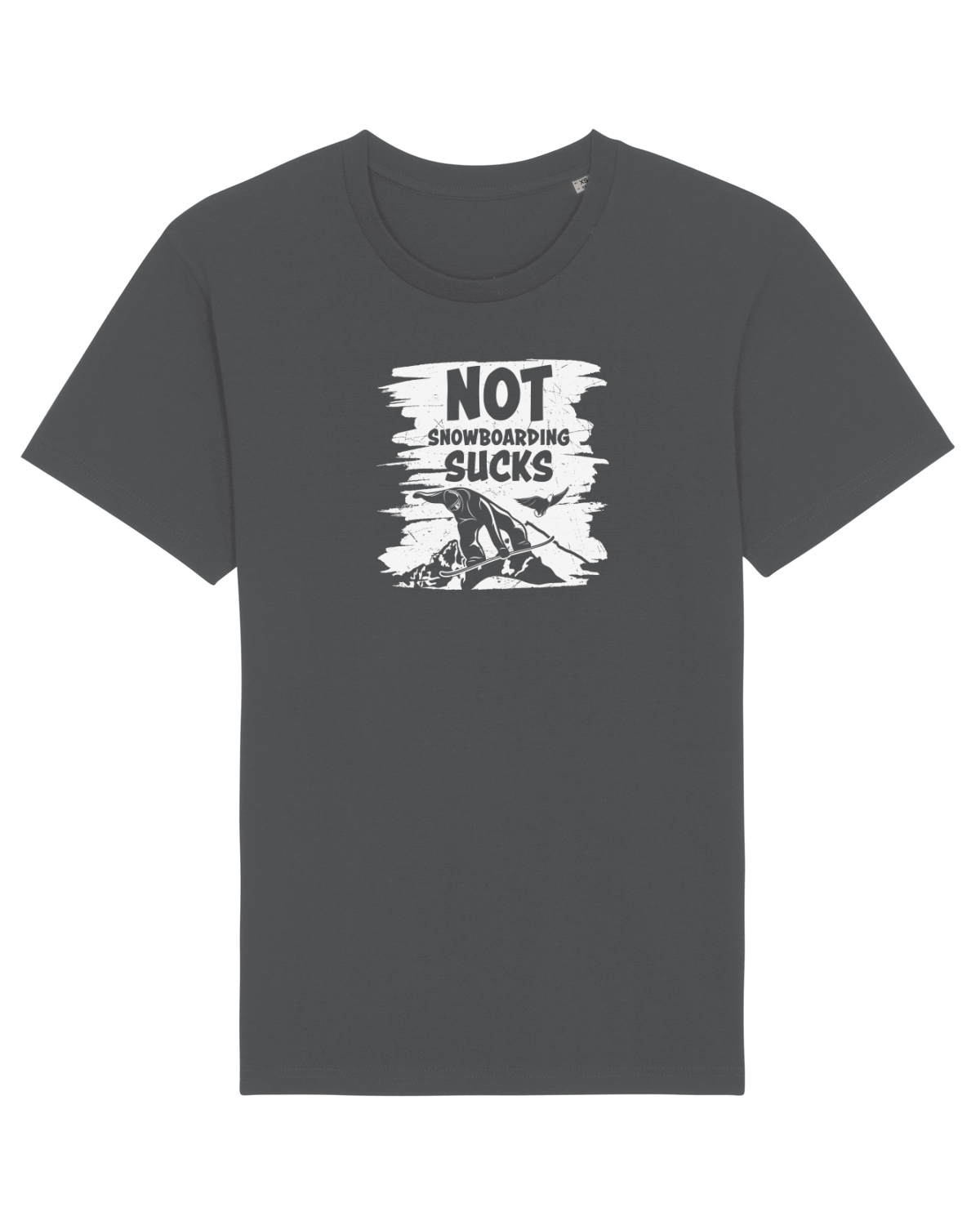 Tricou mânecă scurtă Unisex Rocker Anthracite