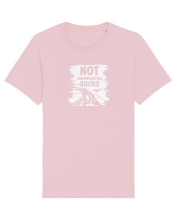 Not Snowboarding Sucks Cotton Pink