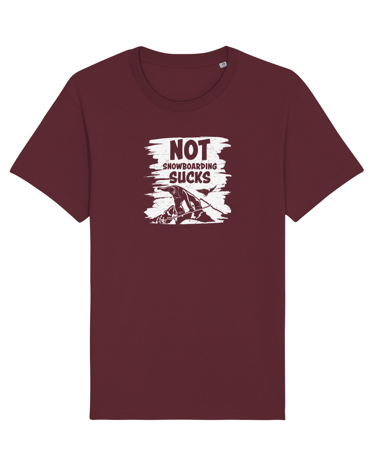 Tricou mânecă scurtă Unisex Rocker Burgundy