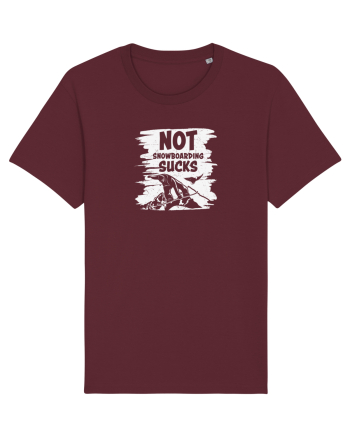 Not Snowboarding Sucks Burgundy