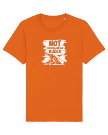 Not Snowboarding Sucks Bright Orange