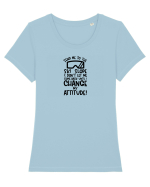 Send Me To The Ski Slope Tricou mânecă scurtă guler larg fitted Damă Expresser