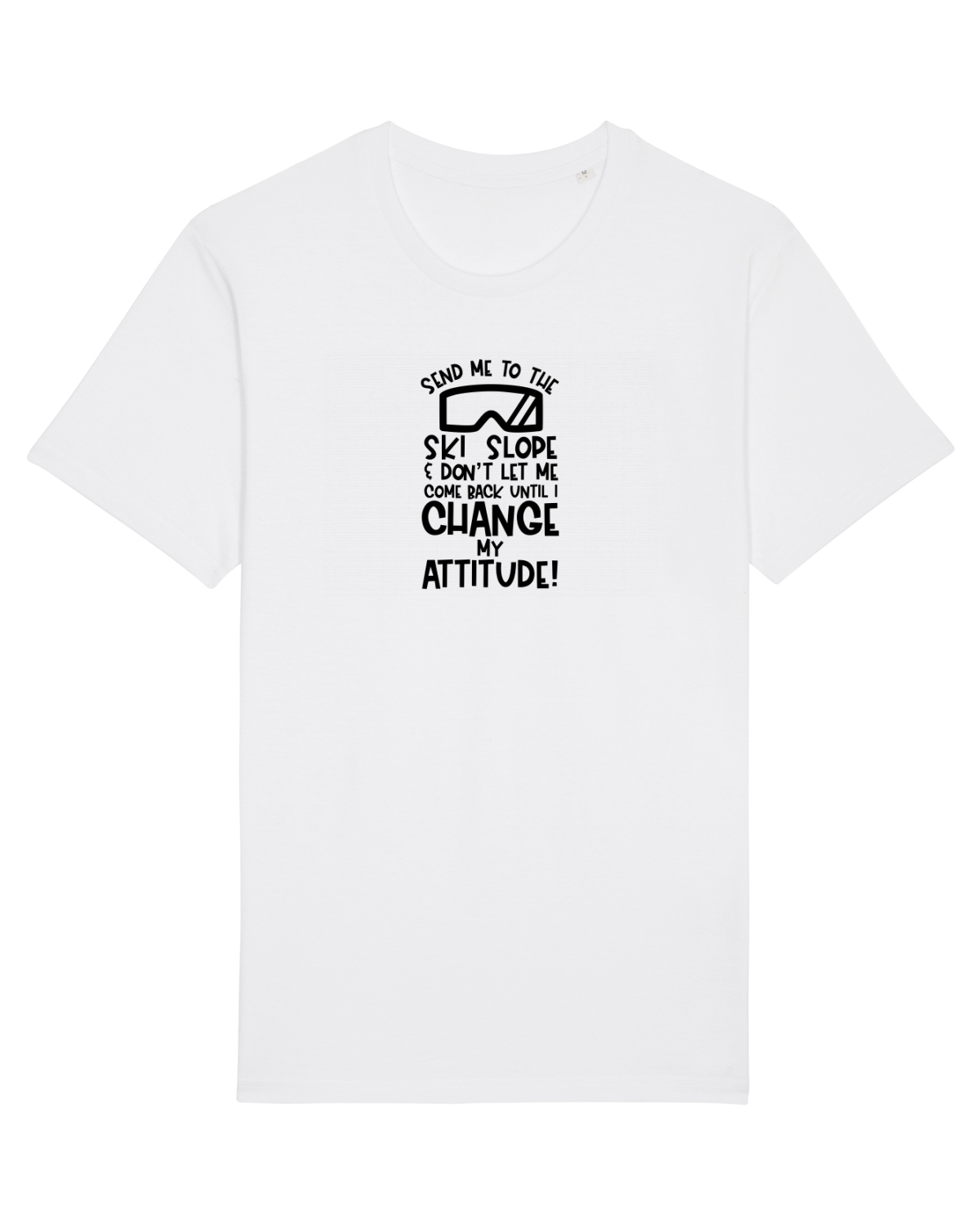 Tricou mânecă scurtă Unisex Rocker White