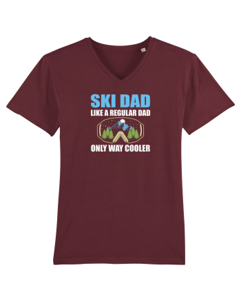 Ski Dad Like a Regular Dad Only Way Cooler Burgundy