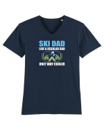 Ski Dad Like a Regular Dad Only Way Cooler Tricou mânecă scurtă guler V Bărbat Presenter