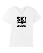 Ski Legend Tricou mânecă scurtă guler V Bărbat Presenter