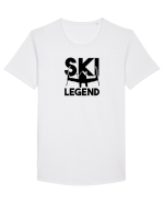 Ski Legend Tricou mânecă scurtă guler larg Bărbat Skater