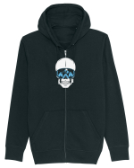Ski Skull Hanorac cu fermoar Unisex Connector