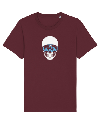 Ski Skull Burgundy