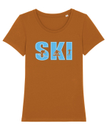 Winter Sports Tricou mânecă scurtă guler larg fitted Damă Expresser