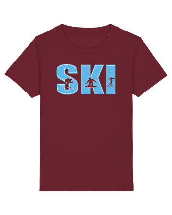 Winter Sports Burgundy