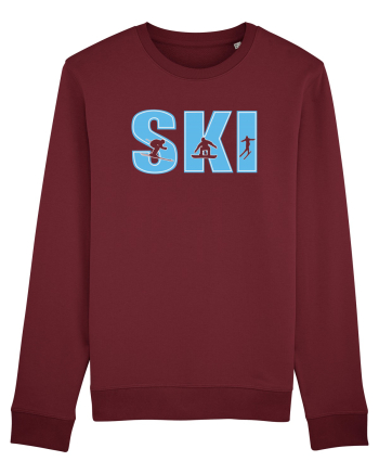 Winter Sports Burgundy