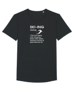 Ski-ing Tricou mânecă scurtă guler larg Bărbat Skater