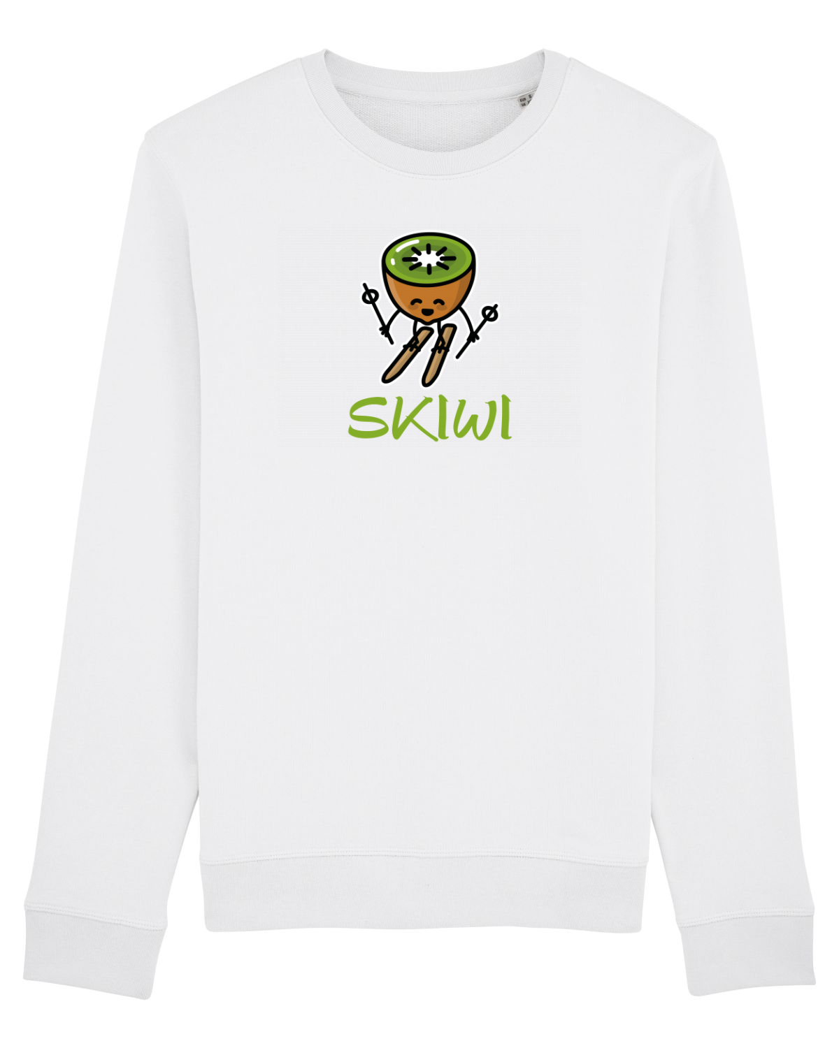 Bluză mânecă lungă Unisex Rise White