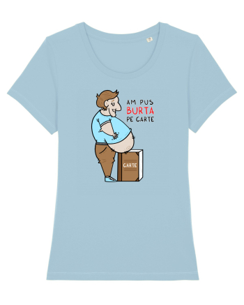 Am pus burta pe carte Sky Blue