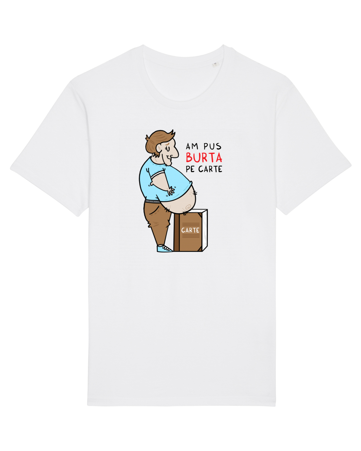 Tricou mânecă scurtă Unisex Rocker White