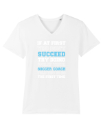SOCCER  Tricou mânecă scurtă guler V Bărbat Presenter