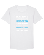 BASKETBALL  Tricou mânecă scurtă guler larg Bărbat Skater