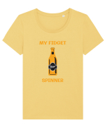 BEER Tricou mânecă scurtă guler larg fitted Damă Expresser