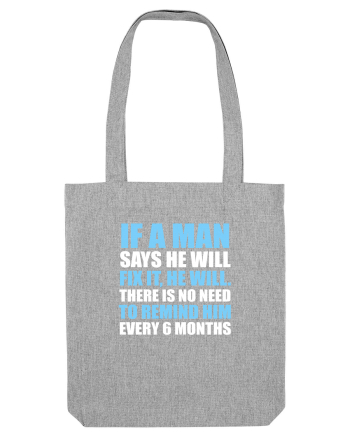 MAN FIX IT Heather Grey
