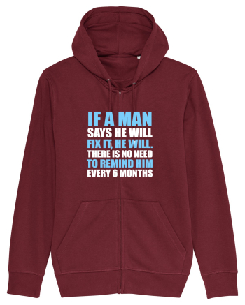 MAN FIX IT Burgundy