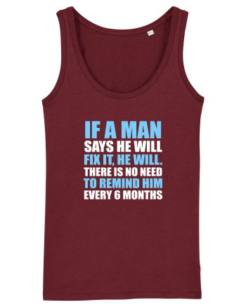 MAN FIX IT Burgundy