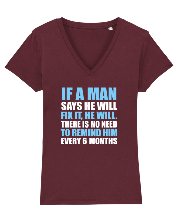 MAN FIX IT Burgundy