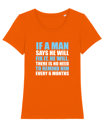 MAN FIX IT Bright Orange