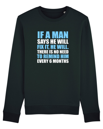 MAN FIX IT Black